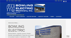 Desktop Screenshot of bowlingelectric.com
